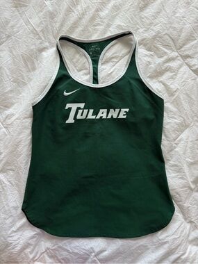 Nike Tulane Green Racerback Tank Top